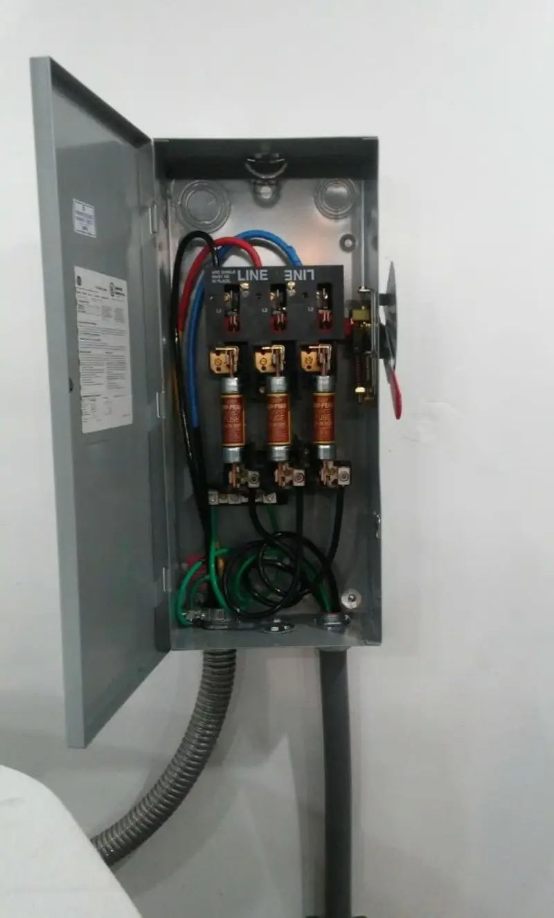 Three-phase disconnect switch installed for Electrical Wiring & Rewiring in Netcong